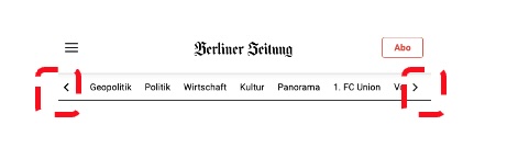 menu from Berliner Zeitung