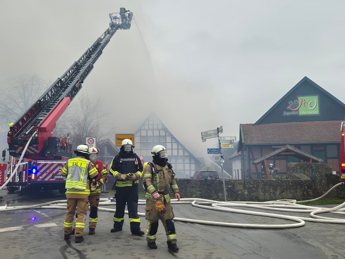 Feuer in Hagen a.T.W.