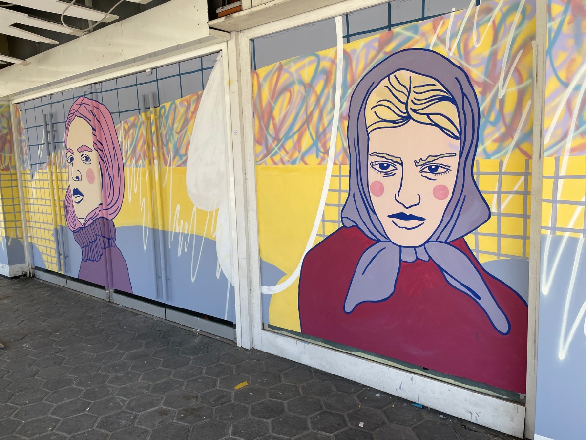 Galeria-Ruine am Neumarkt wird verschönert. / Foto: Dominik Lapp