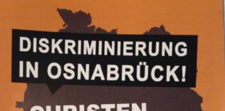 Diskriminierung in Osnabrück… jetzt auch die Güterbahnhof-Christen der Lebensquelle e.V.