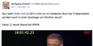 Robin Schulz bei Wer wird Millionär, RTL Günther Jauch
