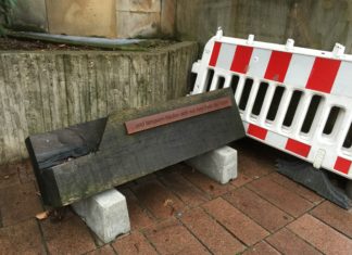 Kunst von Volker Johannes Trieb vorzeitig entsorgt