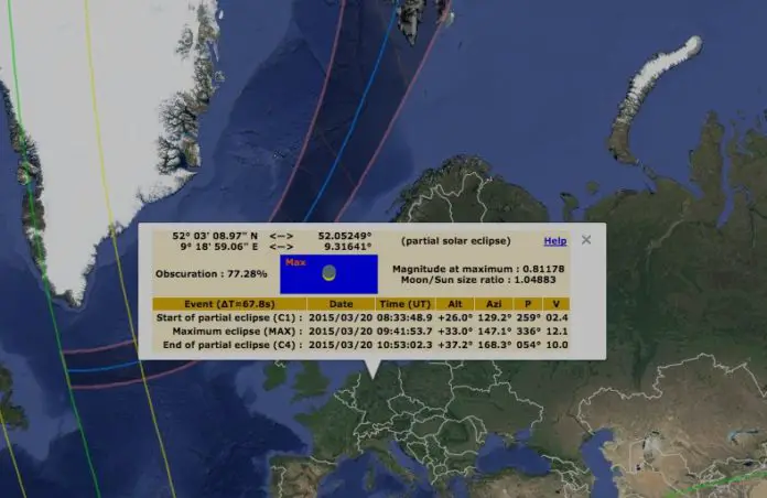 Screenshot Google Earth