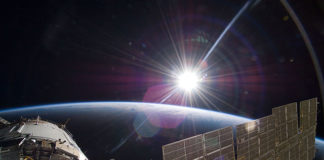 internationale Raumstation ISS Zvesda Modul