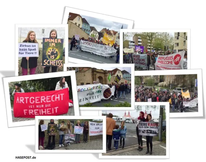 Demonstrationen in Osnabrück