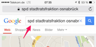 Suchergebnis der SPD Ratsfraktion Osnabrück bei Google