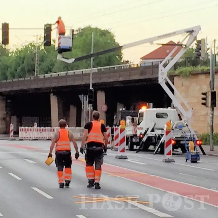 Baustelle Hasetor Osnabrück