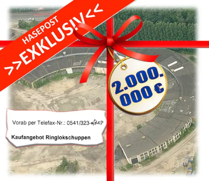 Zion GmbH bietet Rücknahme des Ringlokschuppens an!