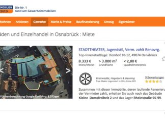 Mietvertrag Theater Osnabrück