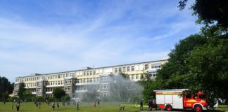 Abkühlung durch die Feuerwehr Osnabrück