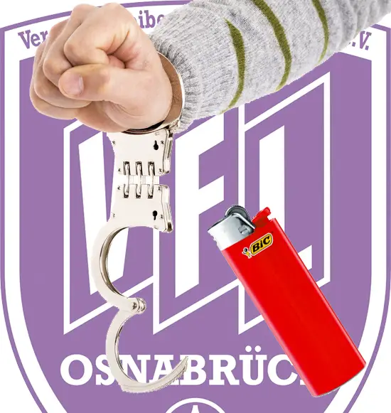 Festnahme Feurzeugwerfer VfL RB Leipzig