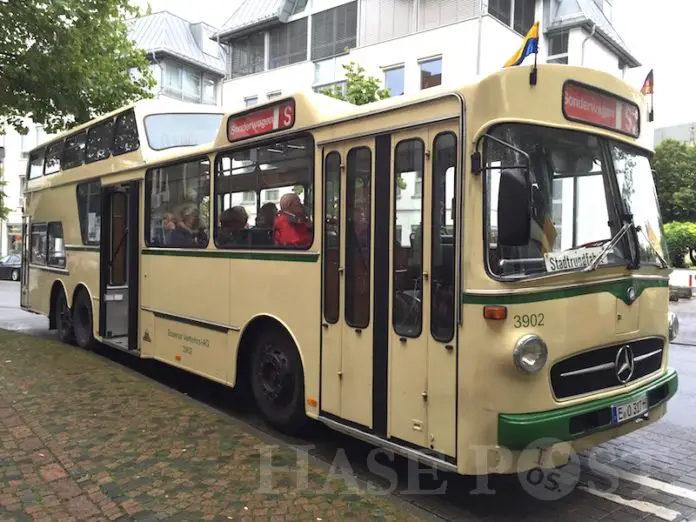 Stadtrundfahrt Osnabrück mit Anderthalbdecker Bus