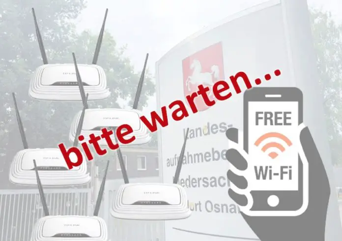 Freies Wifi im Aufnahmelager – mit bürokratischen Hürden