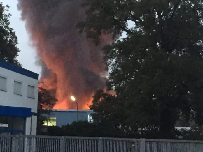 Grossbrand Hafen Osnabrück