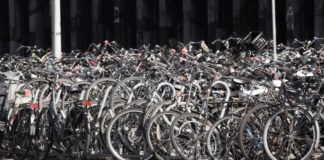 Jährliche Reinigung der Abstellanlage für Fahrräder am Osnabrücker Hauptbahnhof
