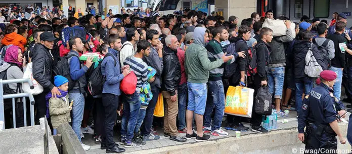 fluechtlinge Völkerwanderung, Flüchtlinge © Bwag/Commons