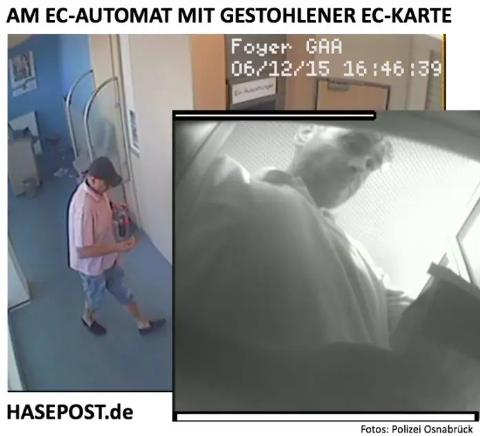 Fahndung Geldautomat Osnabrück