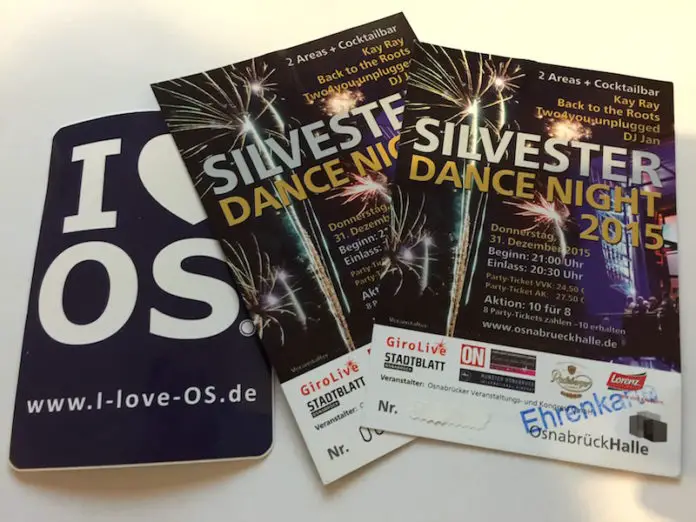 Wir verlosen zwei Ehrenkarten für die Silvester Dance Night