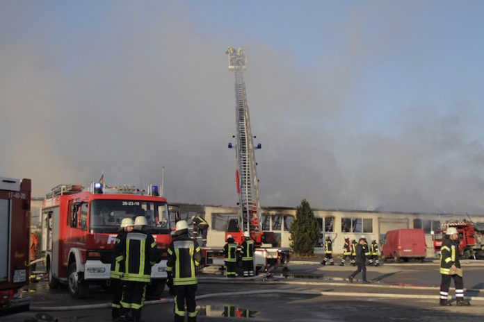 Großbrand in Bad Essen bei Osnabrück