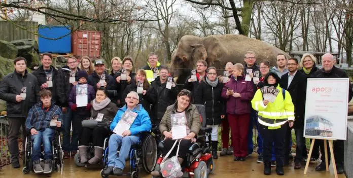 Apotal-Mitarbeiter der Osnabrücker Werkstätten