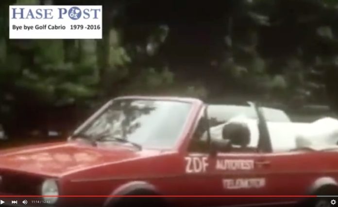 bye bye Golf Cabrio