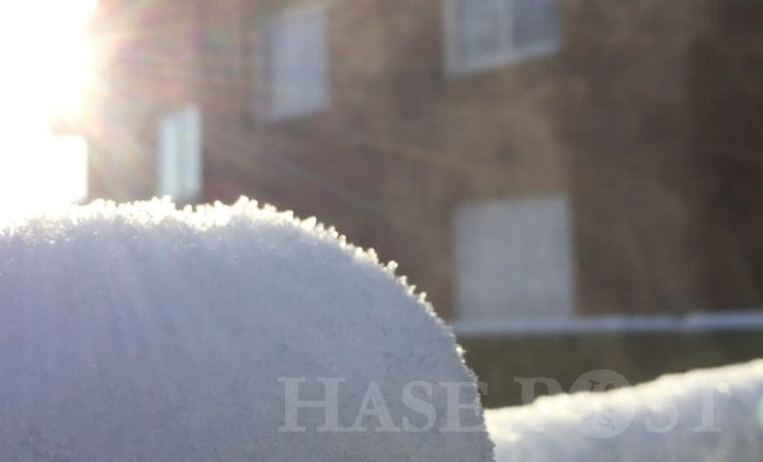 Schnee Wasserdampf Sublimierung