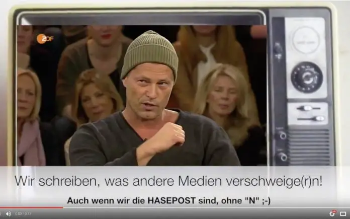 Til Schweiger im ZDF bei Markus Lanz über die HASEPOST aus Osnabrück