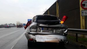 Unfall auf der Autobahn A1