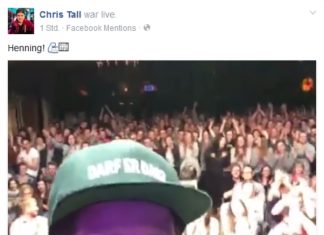 Comedian Chris Tall sendet Live-Video aus Osnabrück