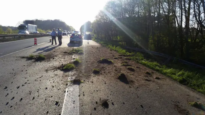 Polizei bei Osnabrück gegen Gaffer