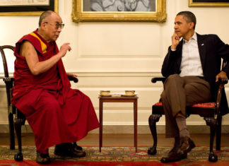 Barack Obama und der Dalai Lama