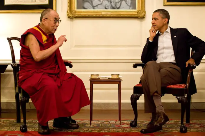 Barack Obama und der Dalai Lama