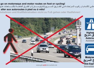 Verkehrsregeln für Flüchtlinge