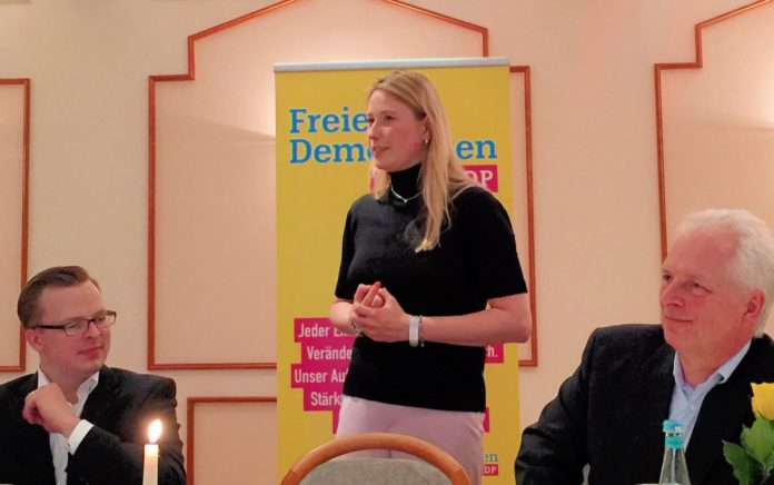 Lencke Steiner bei der Osnabrücker FDP