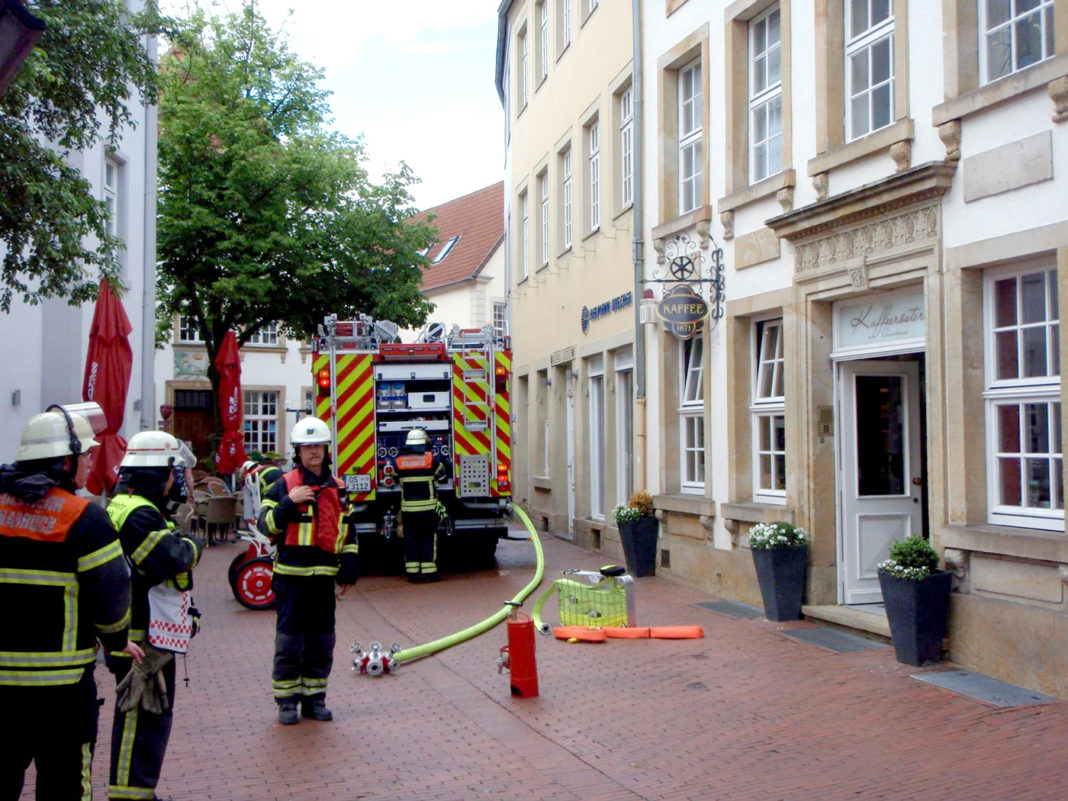 Feuerwehreinsatz Altstadt Osnabrück