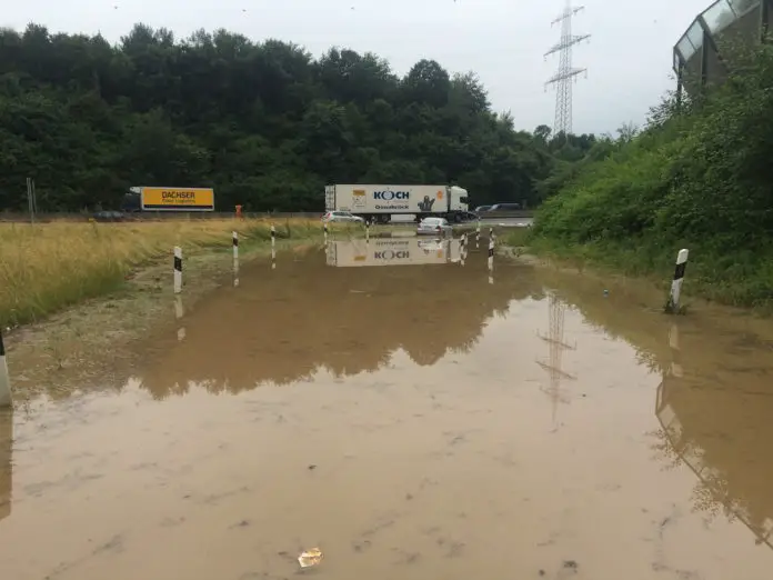 Foto: Polizei Osnabrück - Hochwasser