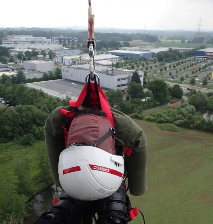Feuerwehr Osnabrück Höhenrettung Ikea-Mast