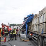 Schwerer LKW-Unfall auf der A1 bei Osnabrück