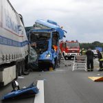 Schwerer LKW-Unfall auf der A1 bei Osnabrück