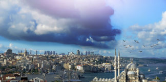 dunkle Wolken über der Türkei