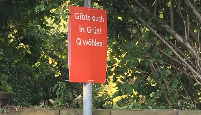 Q-Plakat in Osnabrück