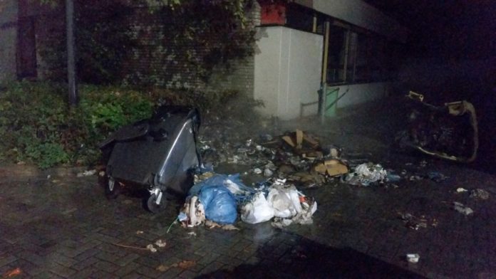 Mehrere Mülltonnen in Osnabrück-Sonnenhügel in Brand gesetzt