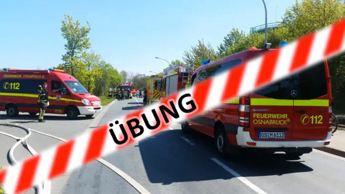 Übung, Feuerwehr Osnabrück
