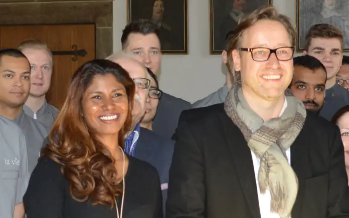 Thayarni Garthoff und Thomas Bühner.