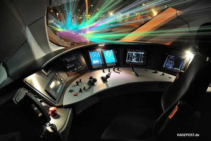 Laserpointer blendet ICE Triebfahrzeugführer