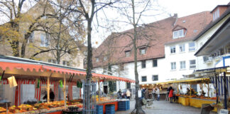 Wochenmarkt am Ledenhof (Archivbild)