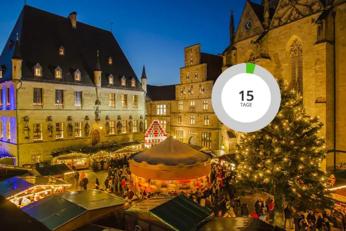 Countdown zum Weihnachtsmarkt