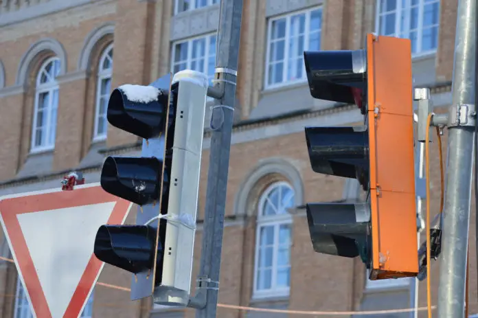 Ampel am Neumarkt in Osnabrück