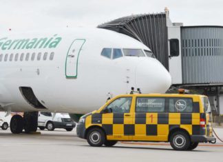 Flughafen Münster Osnabrück, Germania, Boeing 737