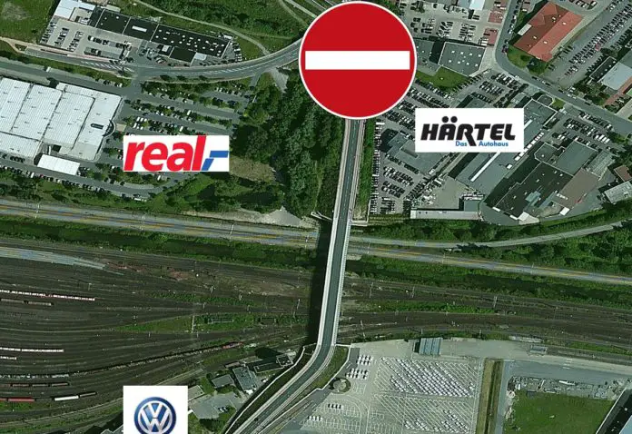 Sperrung Schellenbergbrücke Osnabrück